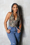 Camo Belle Corset Top